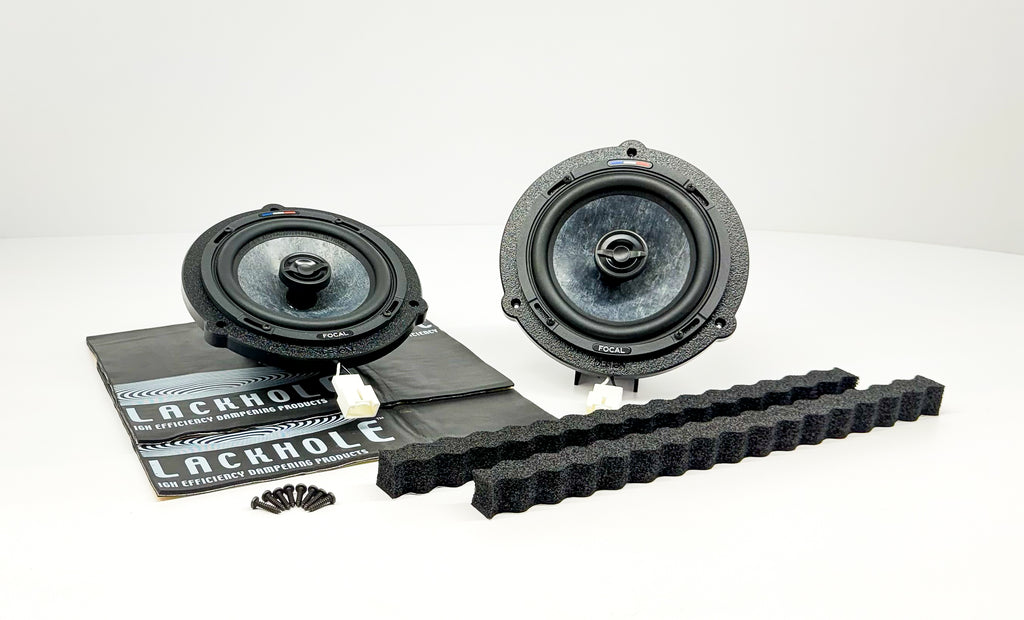 Plug & Play Focal Slatefiber 2-Way Speaker Kit Upgrade Package for 2015-2024 F-150 and 2017-2024 SuperDuty