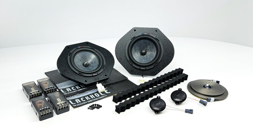 Plug & Play Focal Slatefiber 2-Way Speaker Kit Upgrade Package for 2015-2024 F-150 and 2017-2024 SuperDuty