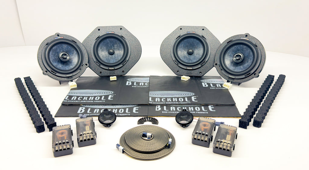 Plug & Play Focal Slatefiber 2-Way Speaker Kit Upgrade Package for 2015-2024 F-150 and 2017-2024 SuperDuty