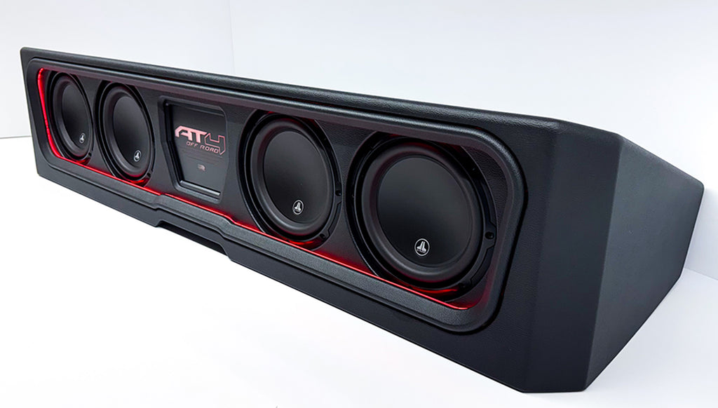 Custom Hand-Crafted Subwoofer Enclosure for the 2019-2025 GMC Sierra and 2019-2025 Chevy Silverado