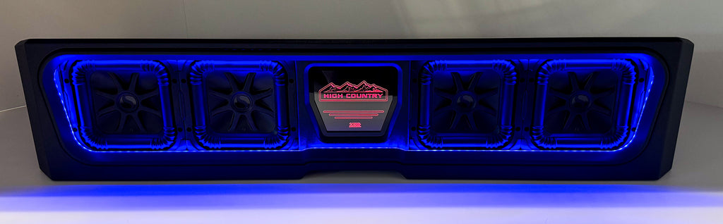 Custom Kicker Four L7S 8-inch Front-Firing Vented Sub Enclosure: 2019–2025 GMC & Chevy