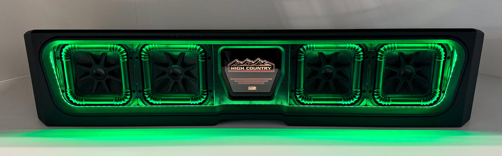 Custom Kicker Four L7S 8-inch Front-Firing Vented Sub Enclosure: 2019–2025 GMC & Chevy
