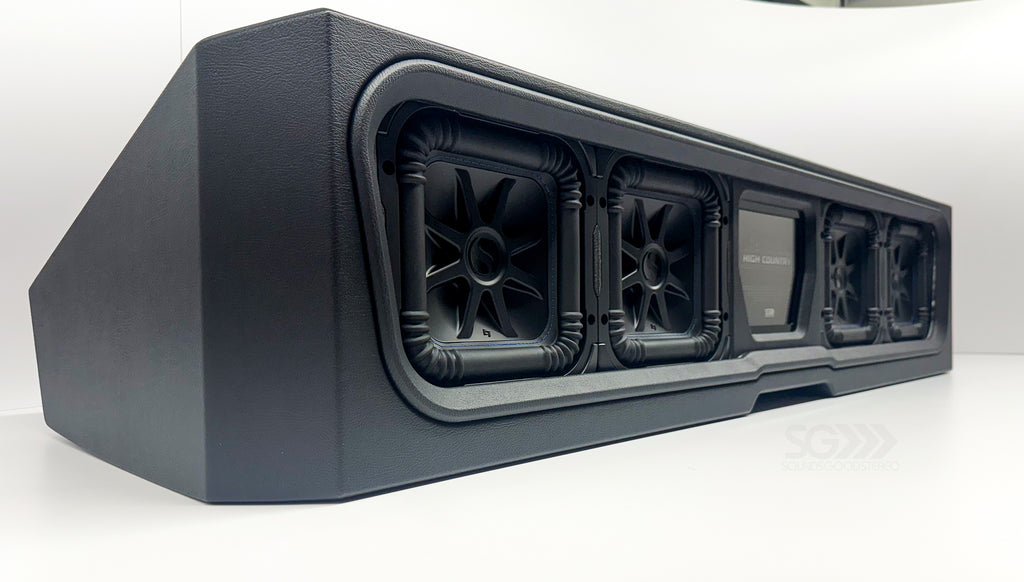 Custom Hand-Crafted Subwoofer Enclosure for the 2019-2025 GMC Sierra and 2019-2025 Chevy Silverado