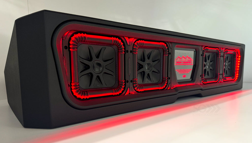 Custom Hand-Crafted Subwoofer Enclosure for the 2019-2025 GMC Sierra and 2019-2025 Chevy Silverado