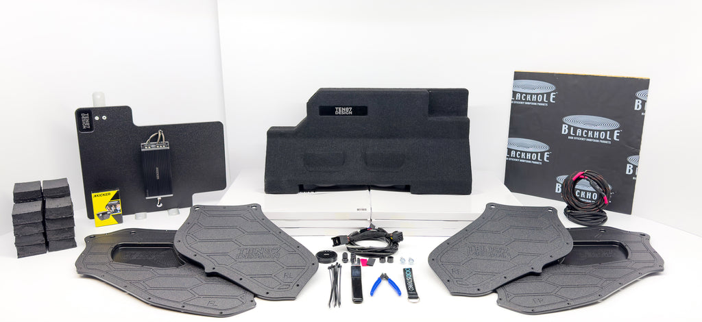 "Stealth v2 Plus" Behind the Seat Subwoofer Plug & Play System Upgrade (All Factory Systems including B&O Unleashed)