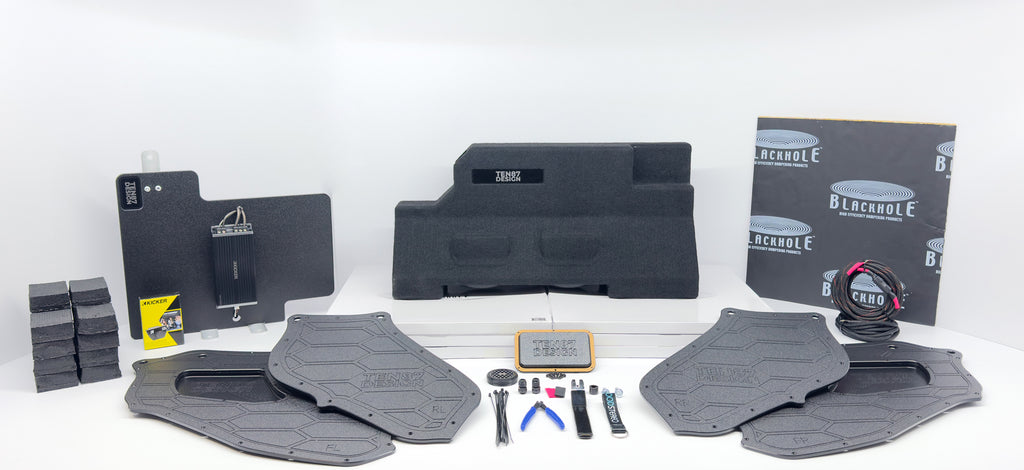 "Stealth v2 Plus" Behind the Seat Subwoofer Plug & Play System Upgrade (All Factory Systems including B&O Unleashed)