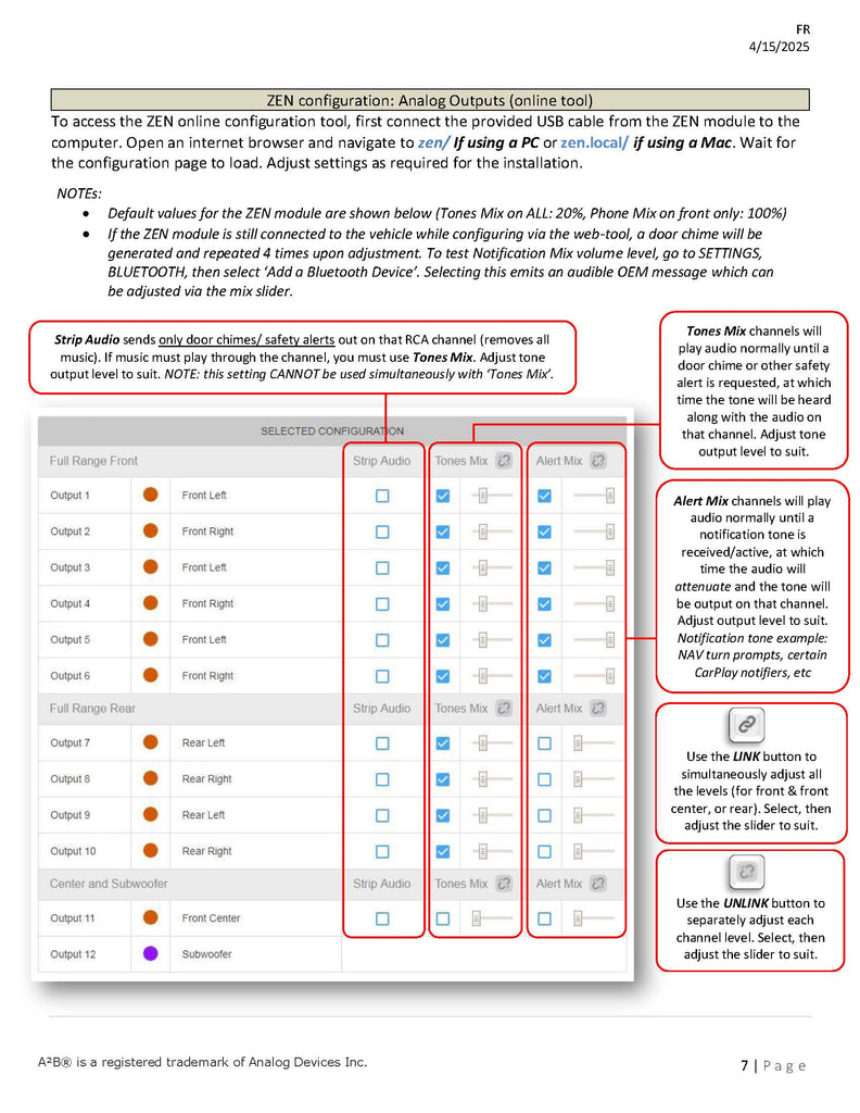 2025+ Ford Factory Integration Stereo ZEN-F25 Interface for B&O Including Unleashed for Complete Upgrades