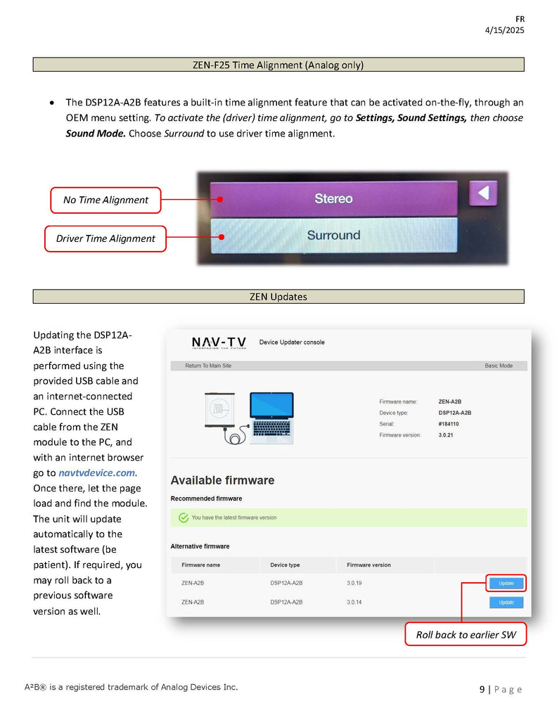 2025+ Ford Factory Integration Stereo ZEN-F25 Interface for B&O Including Unleashed for Complete Upgrades