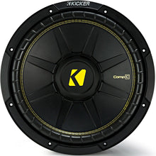 Load image into Gallery viewer, Kicker CWC15 CompC Series 15-inch 600w Subwoofer - Single 4 Ohm