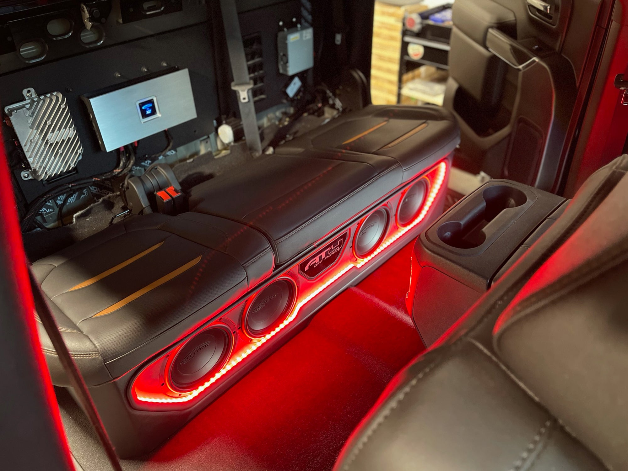 Custom JL Audio Four 8-inch Front-Firing Vented Sub Enclosure: 2019–20 ...