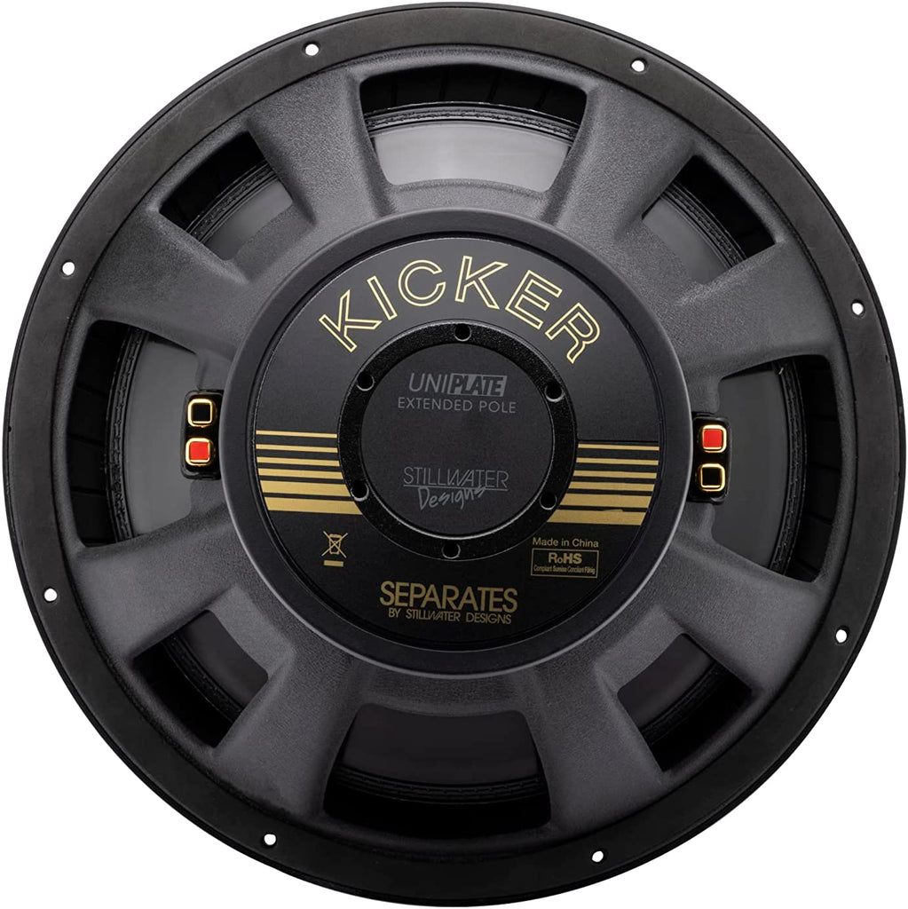 Kicker 50th Anniversary 15-Inch Competition Gold Letter 1000w Subwoofer