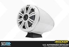 Load image into Gallery viewer, Kicker 46KMFC65/46KMFC65W Coaxial Tower System Speakers - White