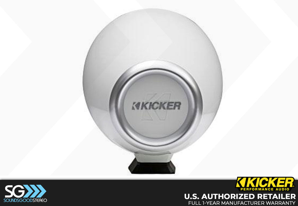 Kicker 46KMFC8/46KMFC8W Coaxial Tower System Speakers - White