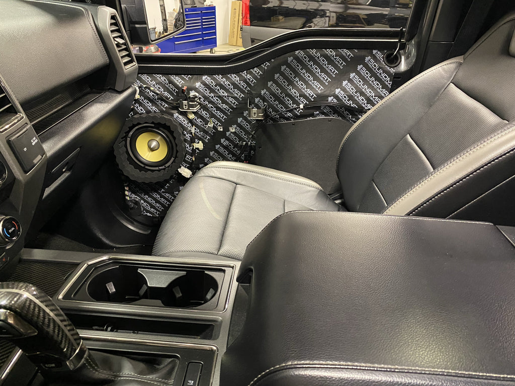 Custom Made Door Access Block Off Plates - Front and Rear - Compatible with 2015-2020 Ford F-150 + 2017-2023 Super Duty SuperCab (SCAB) - SuperCab (SCAB),Front & Rear Complete Set
