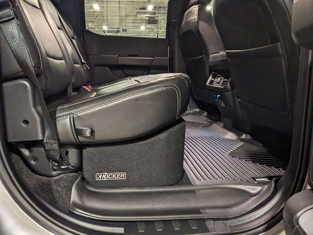 F150 Regular Cab 2011 Ford F150 Subwoofer Box Kicker Dual 10-inch