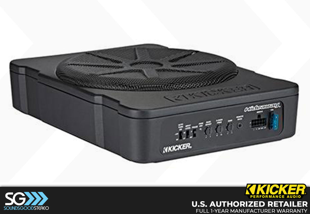 Open Box - Kicker 46HS10 Hideaway™ 10-Inch Compact Powered Subwoofer