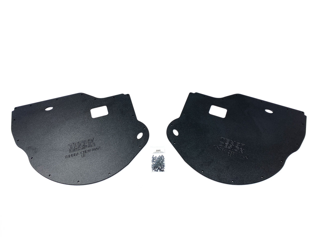 Custom Door Block Off Plates - Compatible with 2014-2021 Toyota Tundra CrewMax (Rear Set) - CrewMax,Rear Set Only