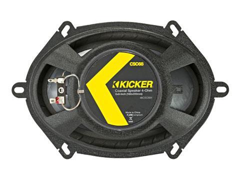 Kicker CSC68 CS Series 6x8-Inch 2-way Coaxial Speaker Kit