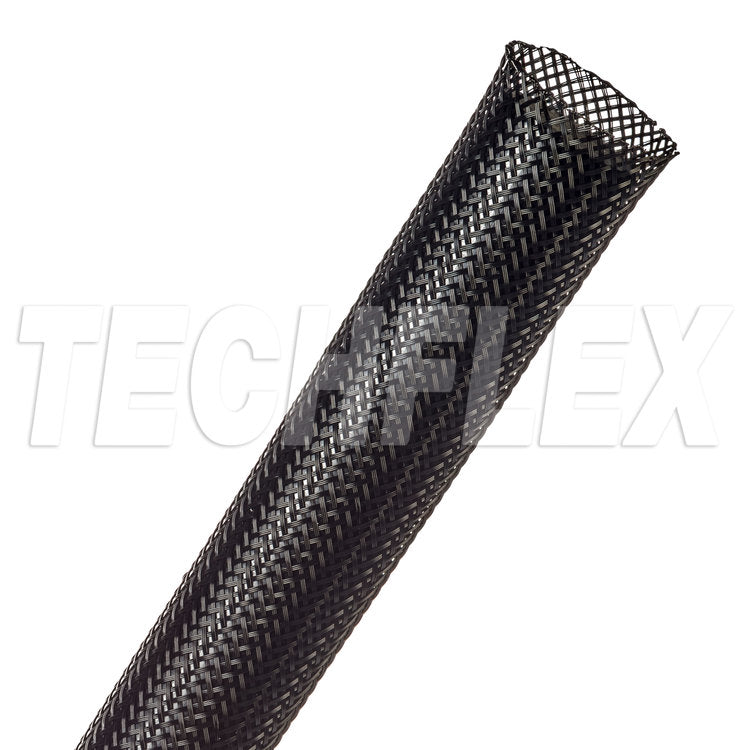 TechFlex Flexo® PET Splice Free Wire Sleeving (Sold by the Foot) - 1/0-Gauge,Black