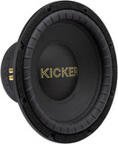 Kicker 50th Anniversary 12-Inch Competition Gold Letter 1000w Subwoofer