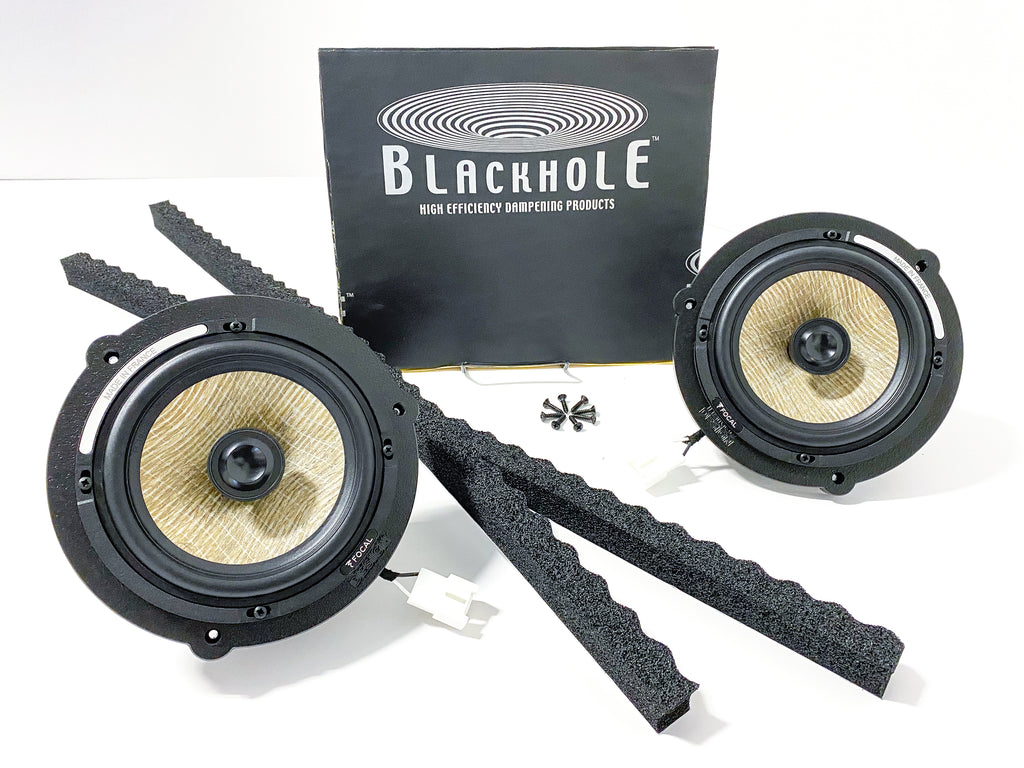 2015+ Ford Plug & Play Focal Speaker Kit Upgrade Packages - Focal Flax - Rear - Rear Set Only,2-Way Passive,Focal Flax EVO