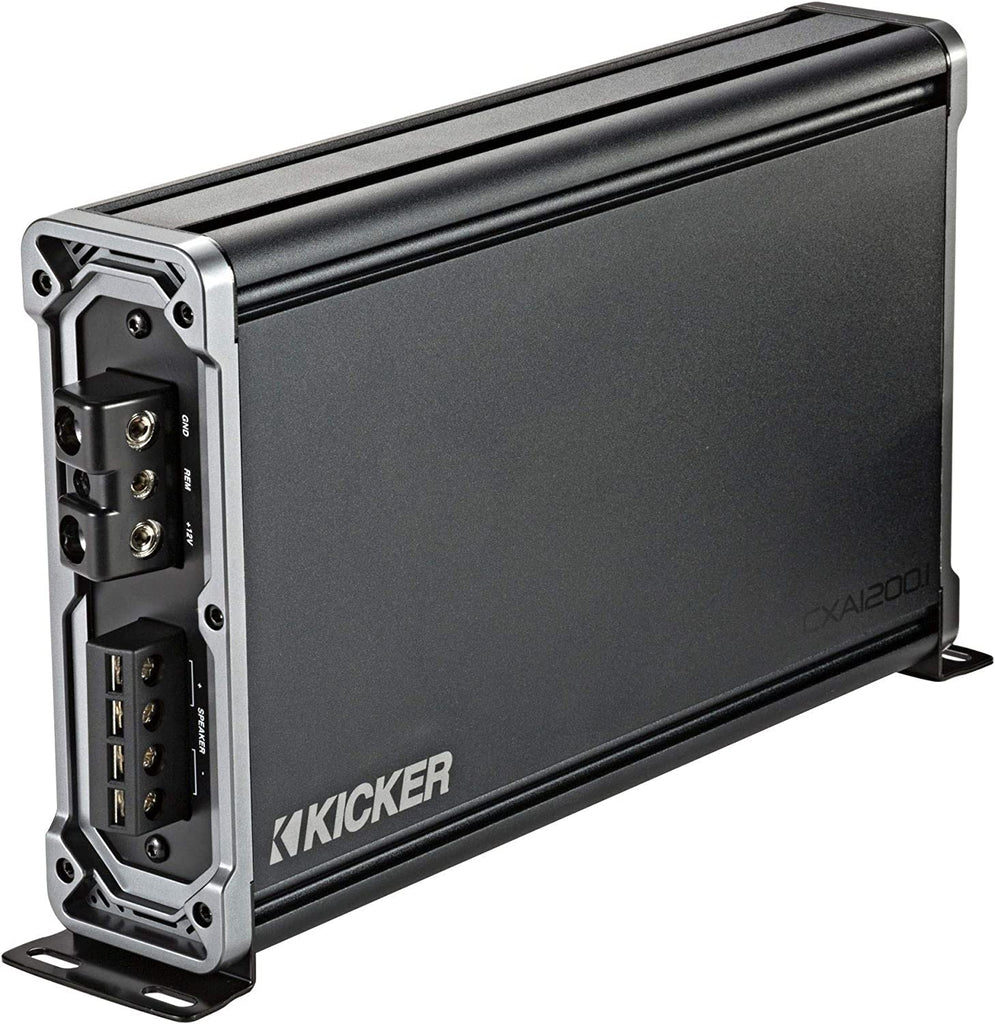 Kicker CXA12001 CX Series High-Power 1200W 1-channel Mono-Block Subwoofer Amplifier