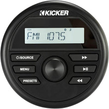 Load image into Gallery viewer, Kicker KMC2 Weather-Resistant Multi-Media Gauge-Style Receiver w/Bluetooth