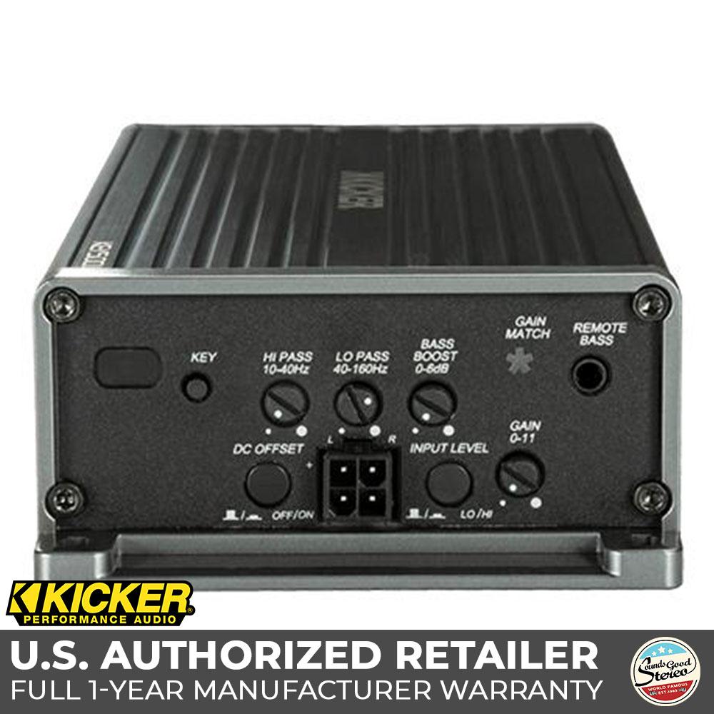 Kicker KEY5001 Key Series 1-channel Mono-Block Subwoofer