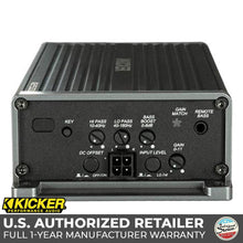 Load image into Gallery viewer, Kicker KEY5001 Key Series 1-channel Mono-Block Subwoofer Compact Smart Amplifier
