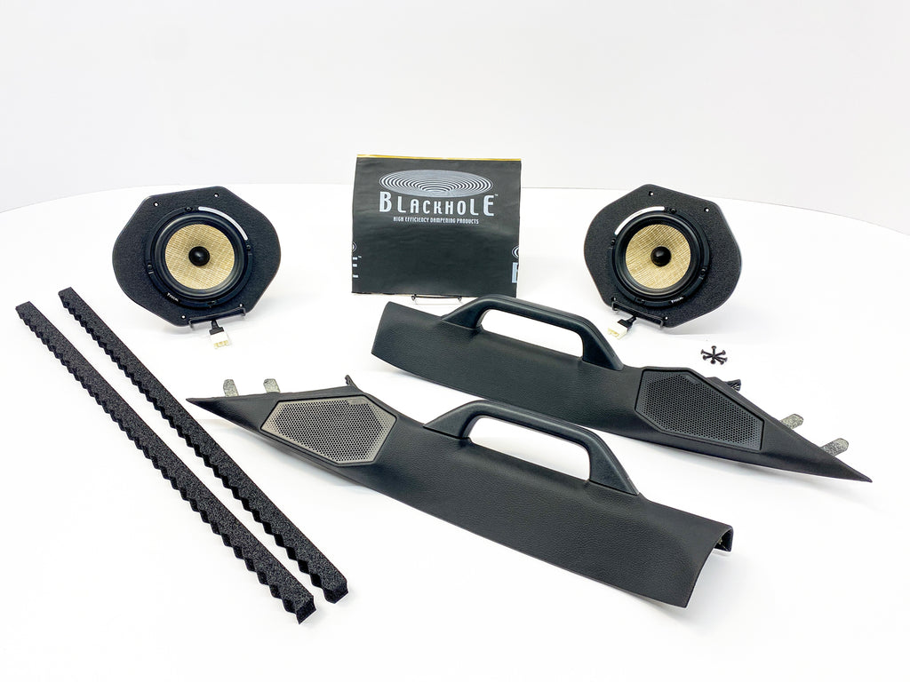 2015+ Ford Plug & Play Focal Speaker Kit Upgrade Packages - Focal Flax EVO - Front - Front Set Only,3-Way Active,Focal Flax EVO