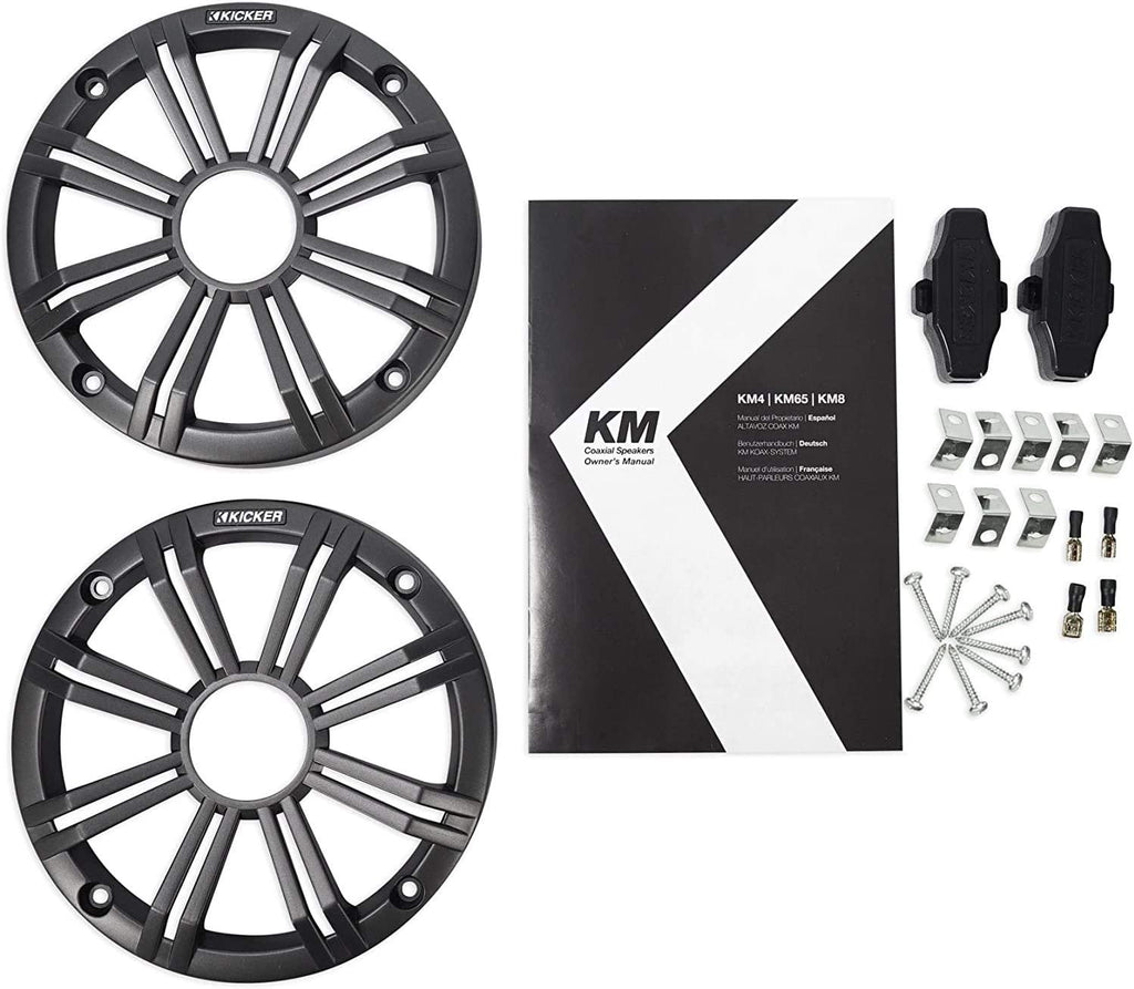 Kicker KM65 KM Series 6.5-Inch Marine Coaxial Speakers