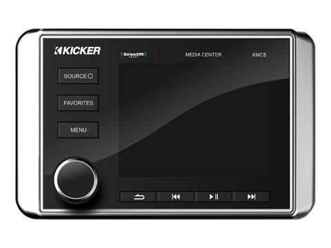 Kicker KMC5 Marine 2-Zone Media Center Stereo