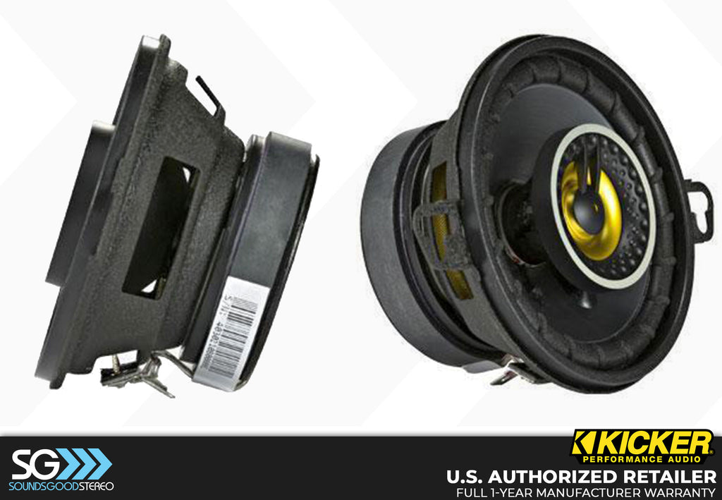 Kicker CSC35 CS Series 3.5-Inch 2-way Coaxial Speaker Kit