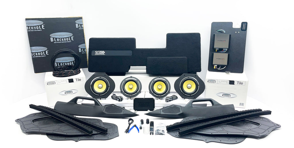 "Stealth" Focal K2 Power 9-channel Fully Active Pre-Tuned Plug & Play Behind the Seat Stereo Upgrade (Non-Amplified)