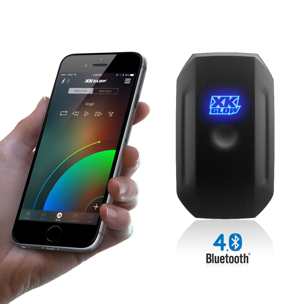 XK Glow XKChrome Bluetooth Smartphone App Controller for RGB LED Lighting