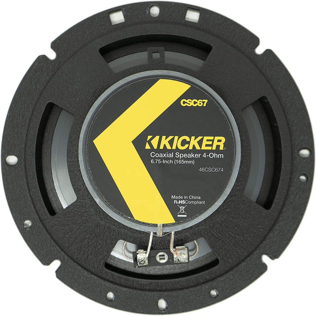 Kicker CSC67 CS Series 6.75-Inch 2-way Coaxial Speaker Kit