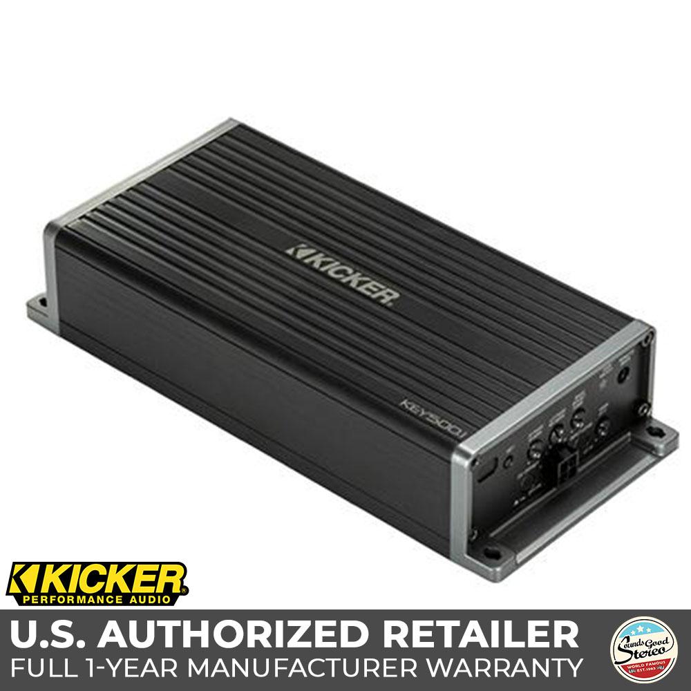 Kicker KEY5001 Key Series 1-channel Mono-Block Subwoofer Compact Smart Amplifier
