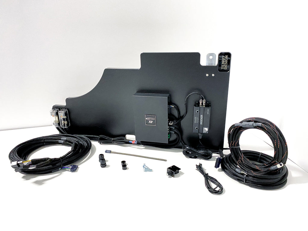 Arc Audio Subwoofer Loaded Amplifier Rack for Non-Amplified Ford F-Series Vehicles