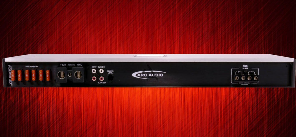 Arc Audio X2 Series 2500.1 High-Performance 1ch MonoBlock Subwoofer Amplifier