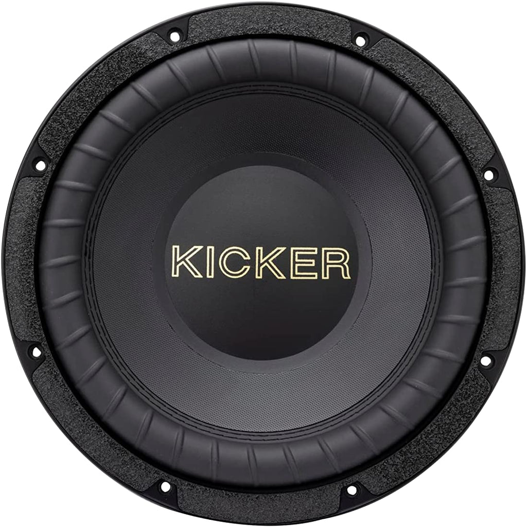 Kicker 50th Anniversary 10-Inch Competition Gold Letter 750w Subwoofer