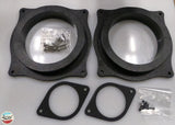 2014-2019 Lexus Custom Made 6.5-inch Front Speaker Adapters (IS & RC Class) with 3-inch Mid-Range Adapters