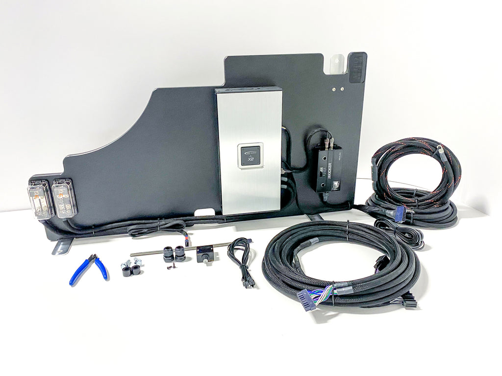 Arc Audio Loaded Subwoofer Amplifier Rack for Non-Amplified Ford F-Series Vehicles