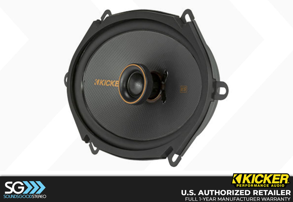 Kicker KSC680 KS Series 6x8-inch 2-way Coaxial Speaker Kit