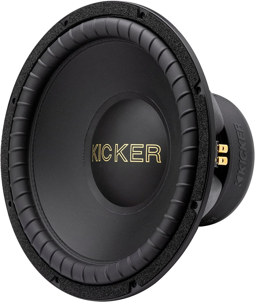 Kicker 50th Anniversary 15-Inch Competition Gold Letter 1000w Subwoofer