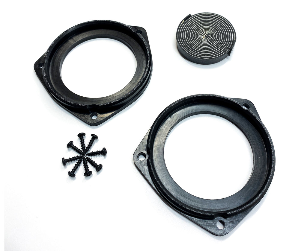 Custom 3-inch Mid-Range Speaker Adapters - Compatible with 2012-2020 Land Rover - One Pair