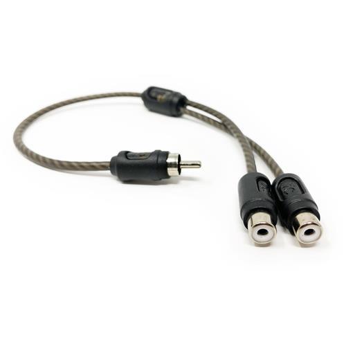 iConnects Pro Series RCA Y-Adapter Cable 1 Male RCA and 2 Female
