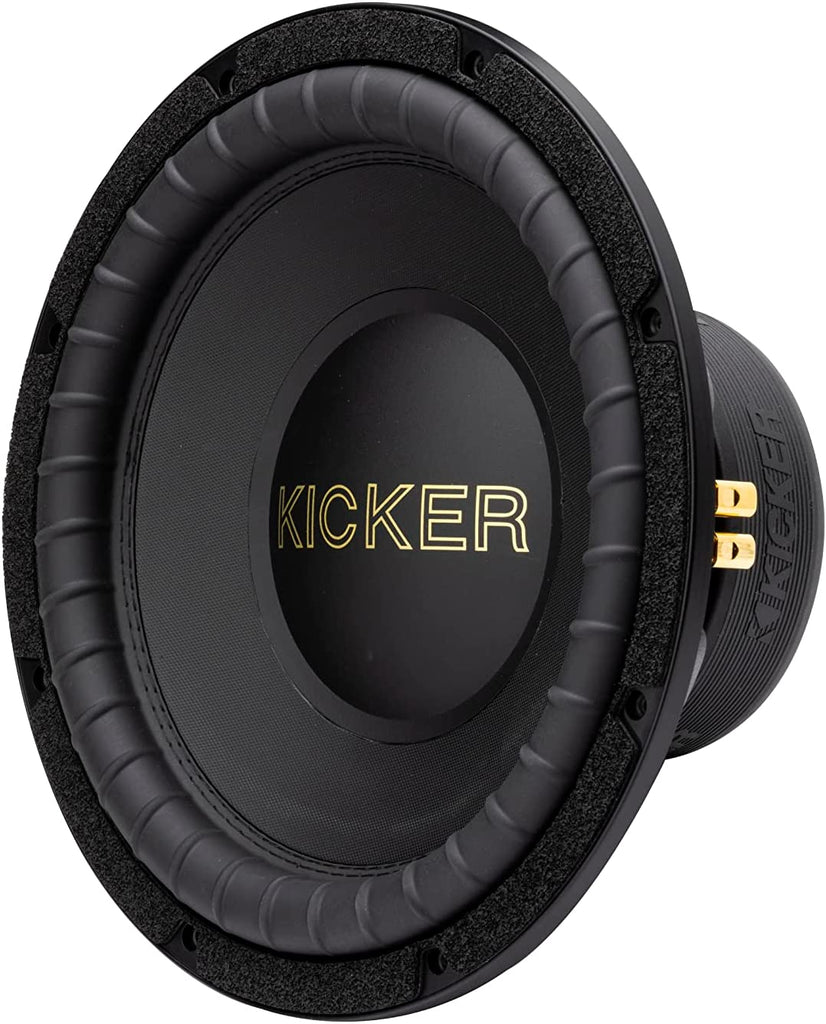Kicker 50th Anniversary 12-Inch Competition Gold Letter 1000w Subwoofer