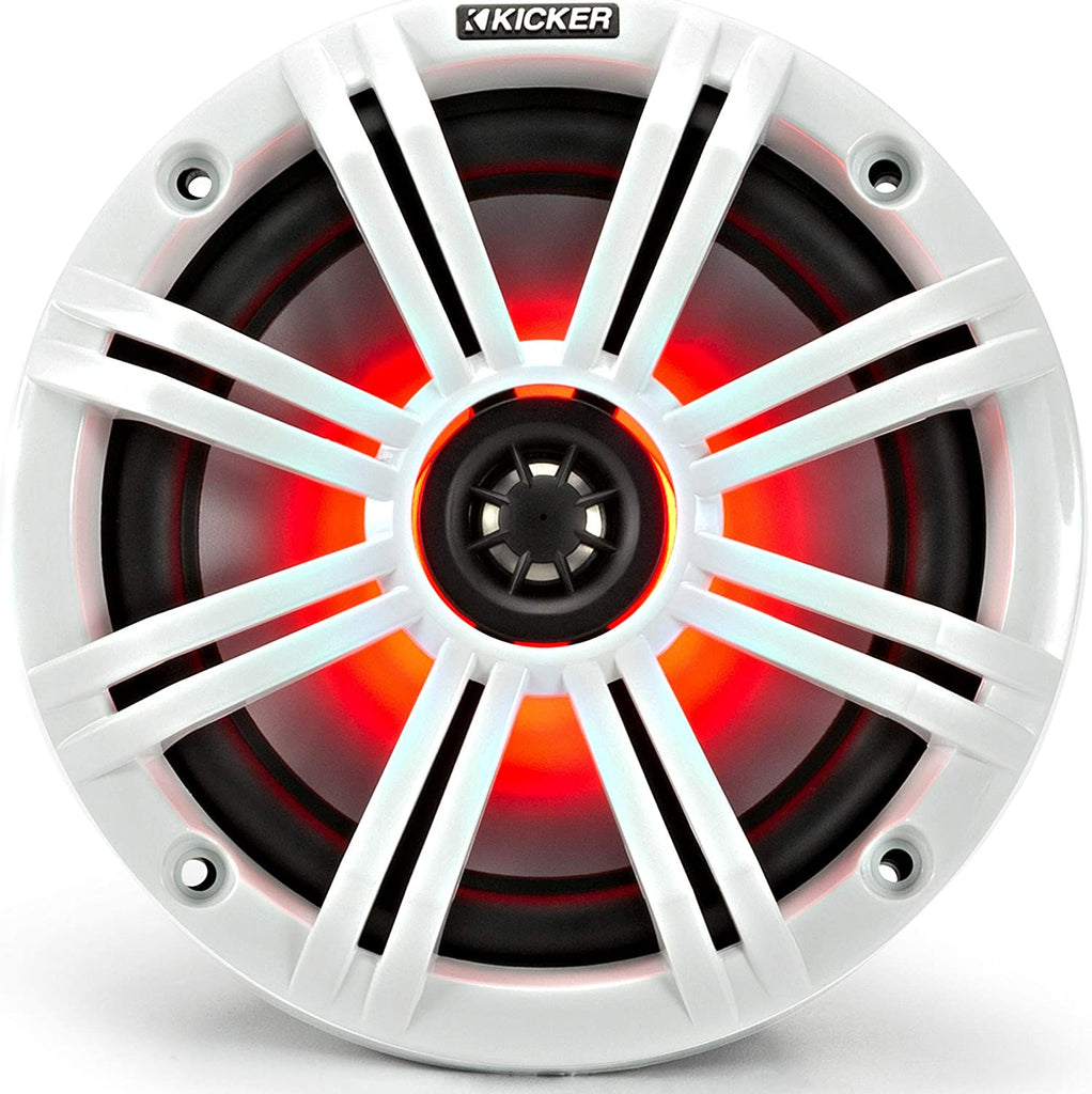 Kicker KM65 KM Series 6.5-Inch Marine LED Coaxial Speakers
