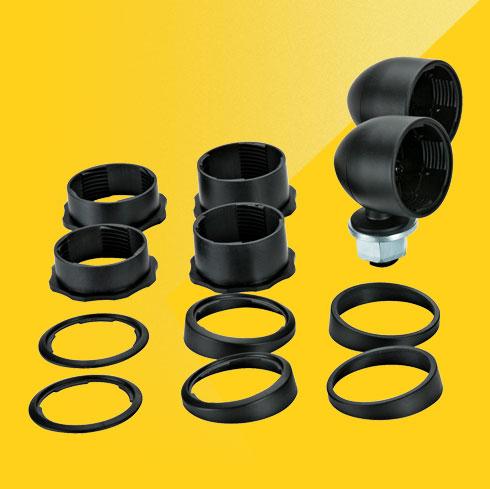 Kicker KST200 0.75-inch Tweeters with Four Included Mounting Options