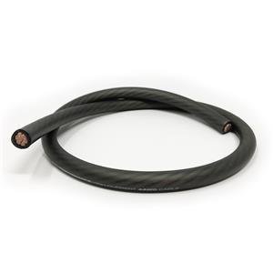 iConnects Pro Series 4AWG OFC Copper Power Cable - Black - Sold by the Foot